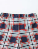Truck Plaid Applique T-Shirt and Shorts Set