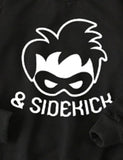 Хелоуин Batman&Sidekick щампован семеен суичър
