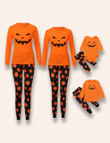 Pajamas Meaitseála Teaghlaigh Clóbhuailte Pumpkin Oíche Shamhna