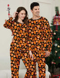 Pajamas Meaitseála Teaghlaigh Clóbhuailte Pumpkin Oíche Shamhna