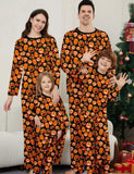 Pajamas Meaitseála Teaghlaigh Clóbhuailte Pumpkin Oíche Shamhna