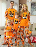 Pyjamas Meaitseála Teaghlaigh Clóbhuailte Magician Pumpkin Oíche Shamhna