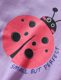 Sweatshirt Clóbhuailte Cartoon Ladybug