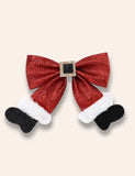 Bioráin ghruaige Bow Nollag 2PCS
