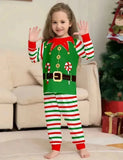Pyjamas Meaitseála Teaghlaigh Elf na Nollag