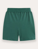 Cartoon Excavator Printed Shorts