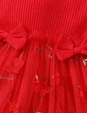 Cluiche Líne Bláth na Nollag Tulle gúna