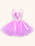 Valentine's Day Sleeveless Barbie Princess Tulle Dress