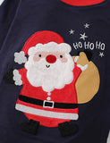 Christmas Santa Embroidered Loungewear