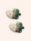 Mhothaigh Olann Nollag 2PCS bioráin gleoite