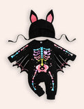 Halloween Bat Romper + Hat