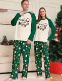 Cló na Nollag Pajamas Meaitseála Teaghlaigh