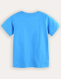 Shark Print Short Sleeve T-Shirt