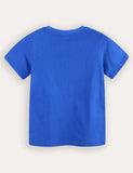 Construction Car Printed Short Sleeve T-Shirt