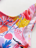 Flamingo Print One-piece Swimsuit