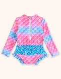 Cute Printed Sunscreen Swimsuit
