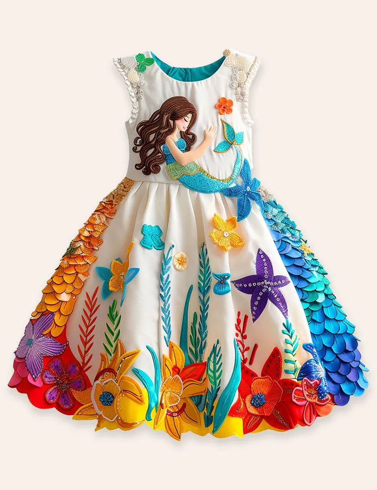 Mermaid Applique Dress