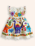 Cute Dinosaurs Forest Dress