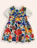 Multi Mushrooms Printed Dress