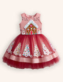 Tulle Gingerbread Christmas Tree Dress