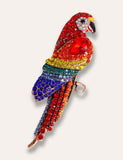 Clearance Sale - Parrot Appliqué Rainbow Tulle Party Dress - Mini Taylor