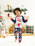 Christmas Snowman & Letter Print Family Matching Raglan-sleeve Pajamas Sets