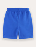 Cartoon Rocket Applique Shorts
