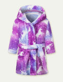 Flannel Cartoon Printed Nightgown - Mini Taylor