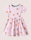 Flower Striped Dress - Mini Taylor