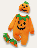Halloween Pumpkin Three Piece Set