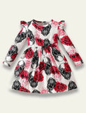 Halloween Skull Print Dress