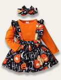 Halloween Strap Suit Dress