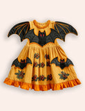 Halloween Bat Appliqué Dress