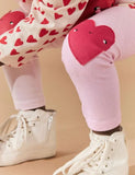 Heart Embroidered Leggings - Mini Taylor
