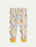 Pure Cotton Cartoon Slim-Fit Cartoon Pajama Pants - Mini Taylor