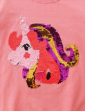 Sequined Unicorn Sweatshirt - Mini Taylor