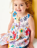Sleeveless Princess Spicy Flower Skirt - Mini Taylor