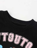 Spaceship Puppy Printed Sweatshirt - Mini Taylor