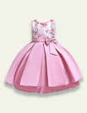 Tail Embroidered Bow Party Dress - Mini Taylor