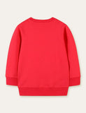 Elk Appliqué Embroidered Sweatshirt - Mini Taylor