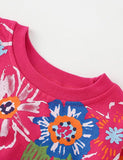 Flower Printed Sweatshirt - Mini Taylor