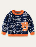 Little Dinosaur for Listening to Music Sweater