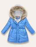 Multicolor Glossy Printed Cotton Coat - Mini Taylor