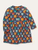 Tiger Printed Long Sleeve Dress