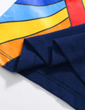 Unisex Rainbow Rocket Printed Long Sleeve T-shirt - Mini Taylor
