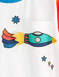 Unisex Rainbow Rocket Printed Long Sleeve T-shirt - Mini Taylor
